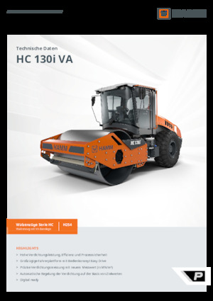 Еднобандажни валяци Hamm HC 130i VA