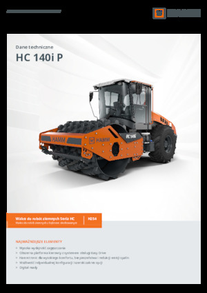 Еднобандажни валяци Hamm HC 140i P