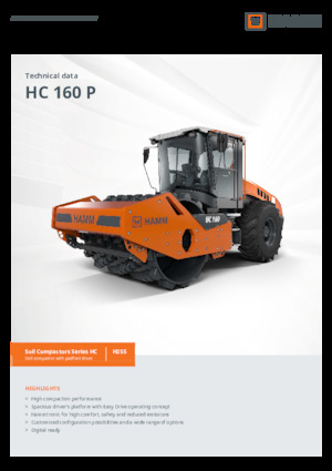 Еднобандажни валяци Hamm HC 160 P