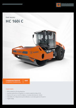 Еднобандажни валяци Hamm HC 160i C