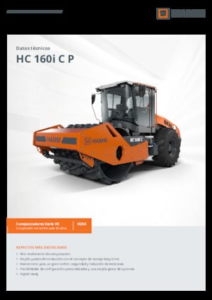 Еднобандажни валяци Hamm HC 160i C P
