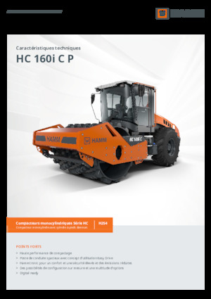 Еднобандажни валяци Hamm HC 160i C P