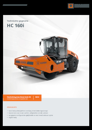Еднобандажни валяци Hamm HC 160i