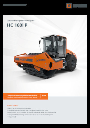 Еднобандажни валяци Hamm HC 160i P