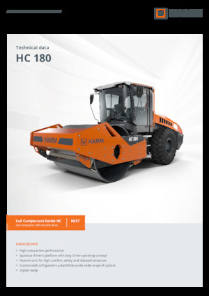 Еднобандажни валяци Hamm HC 180