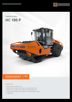 Еднобандажни валяци Hamm HC 180 P