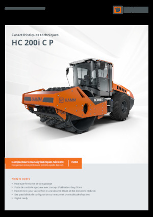 Еднобандажни валяци Hamm HC 200i C P