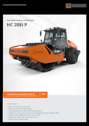 Еднобандажни валяци Hamm HC 208i P