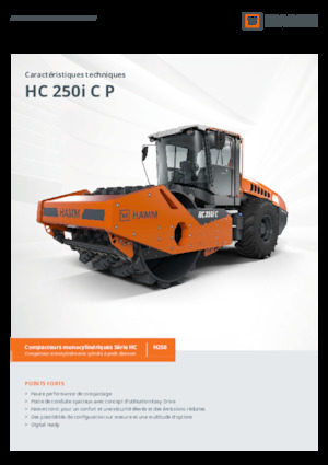 Еднобандажни валяци Hamm HC 250i C P