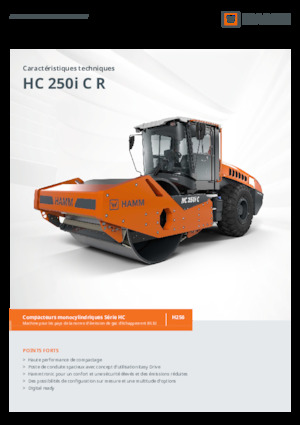 Еднобандажни валяци Hamm HC 250i C R