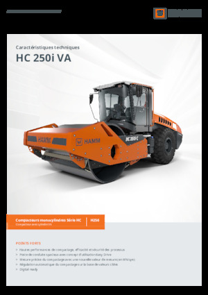 Еднобандажни валяци Hamm HC 250i C VA