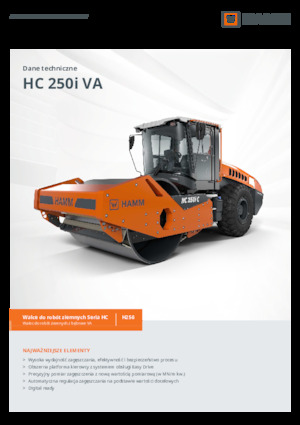 Еднобандажни валяци Hamm HC 250i C VA