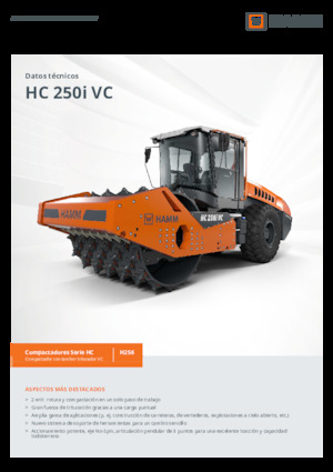 Еднобандажни валяци Hamm HC 250i VC