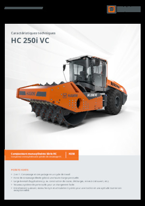 Еднобандажни валяци Hamm HC 250i VC