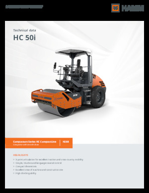 Еднобандажни валяци Hamm HC 50i