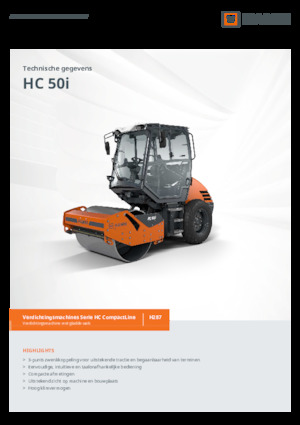 Еднобандажни валяци Hamm HC 50i