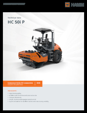 Еднобандажни валяци Hamm HC 50i P
