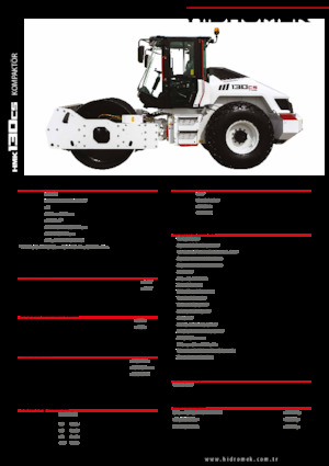 Еднобандажни валяци Hidromek HMK 130 CS