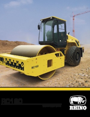 Еднобандажни валяци RHINO RC160