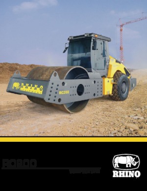 Еднобандажни валяци RHINO RC200