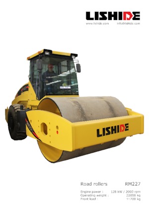 Еднобандажни валяци Lishide RM227