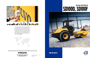 Еднобандажни валяци Volvo SD100D