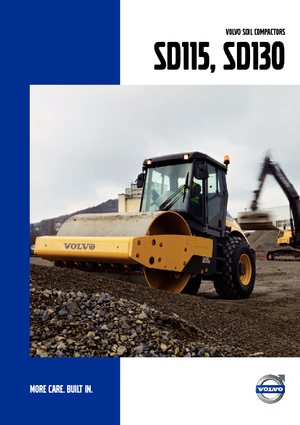 Еднобандажни валяци Volvo SD115F