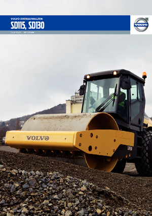Еднобандажни валяци Volvo SD130D