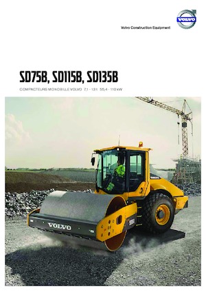 Еднобандажни валяци Volvo SD135B