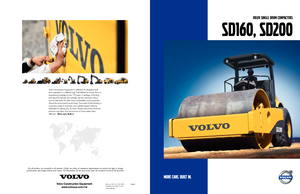 Еднобандажни валяци Volvo SD200DX