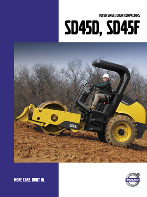 Еднобандажни валяци Volvo SD45F