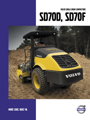 Еднобандажни валяци Volvo SD70D