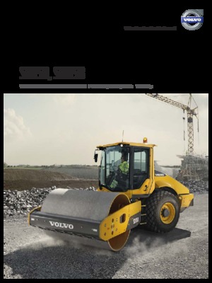 Еднобандажни валяци Volvo SD75B