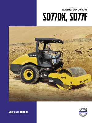 Еднобандажни валяци Volvo SD77DX