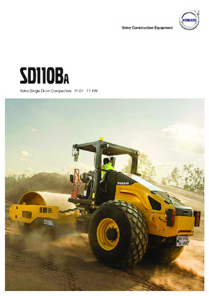 Еднобандажни валяци Volvo SD110BA