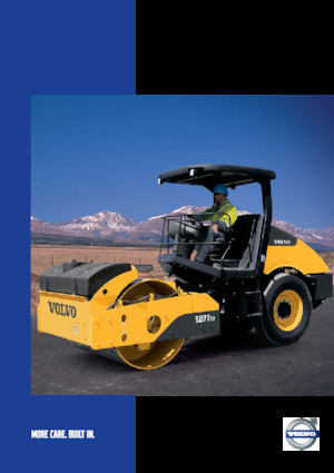 Еднобандажни валяци Volvo SD77DA