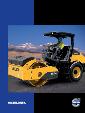 Еднобандажни валяци Volvo SD77DA