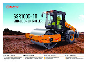 Еднобандажни валяци Sany SSR100C-10 