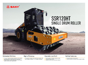 Еднобандажни валяци Sany SSR120HT