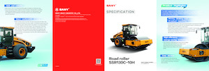Еднобандажни валяци Sany SSR130C-10H