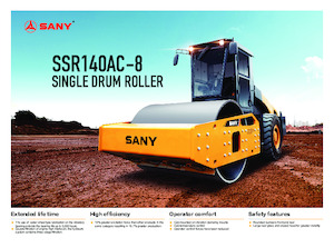 Еднобандажни валяци Sany SSR140AC-8