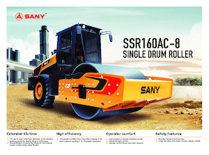 Еднобандажни валяци Sany SSR160AC-8