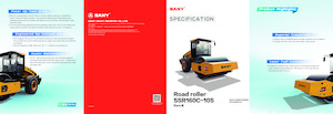 Еднобандажни валяци Sany SSR160C-10S