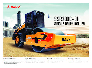 Еднобандажни валяци Sany SSR200C-8H 