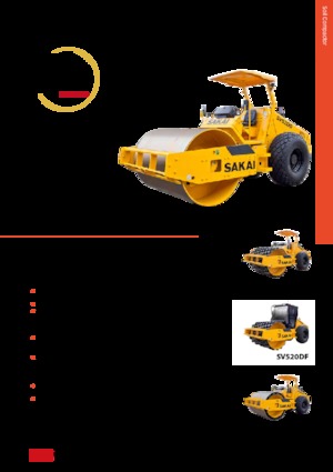 Еднобандажни валяци Sakai SV520TF