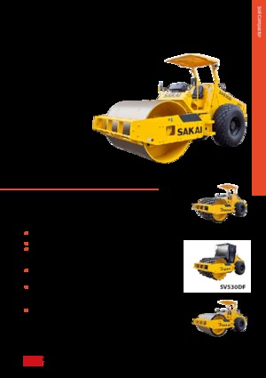 Еднобандажни валяци Sakai SV530T