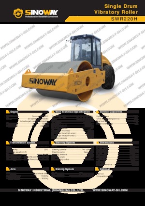 Еднобандажни валяци Sinoway SWR220H 