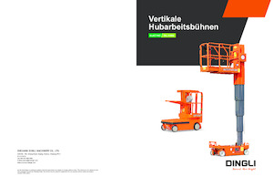 Подемници с единична вертикална мачта Dingli AMWP8-3100