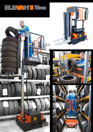 Подемници с единична вертикална мачта Faraone Elevah 5 Tires 