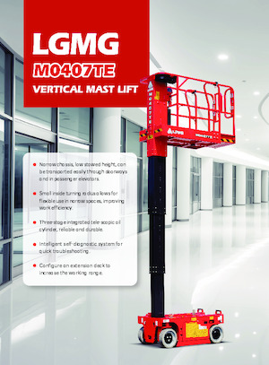 Подемници с единична вертикална мачта LGMG  M0407TE
